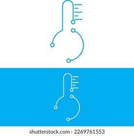Tech Temperature Modern Logo Design
