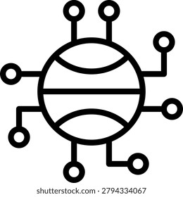 Tech Terra Vector Design Icon Style