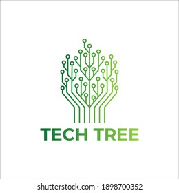 tech tree logo design.data technology logo. technology tree .techtree.tree logo design.techonology 