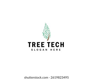 tech tree logo designs template, creative technology logo symbol