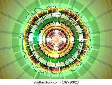 Tech vector background