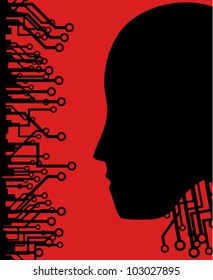 Tech wallpaper face