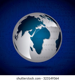 tech world design, vector illustration eps10 graphic 