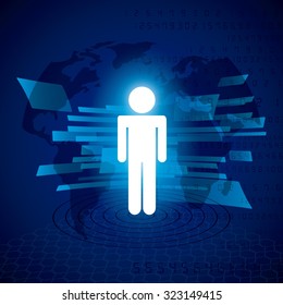 tech world design, vector illustration eps10 graphic 