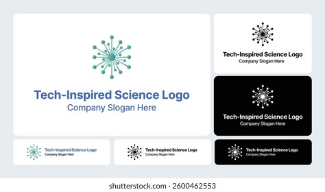 Tech-Inspired Science Logo Design - Cutting-Edge and Innovative