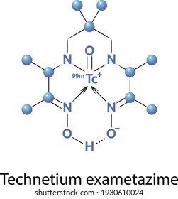 El hexetazima de tecnecio es un radiofármaco que se utiliza para la detección de la perfusión cerebral regional alterada en el infarto cerebral