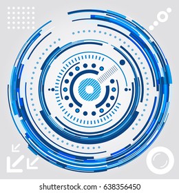 technical abstract pattern background. circulation and rotation.