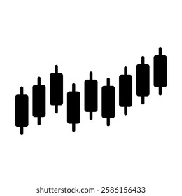 Technical Analysis, Crypto Forex Trading, Financial Market, Investment Trading, Stock Market Candlestick Icons – Trading and Financial Analysis Symbol