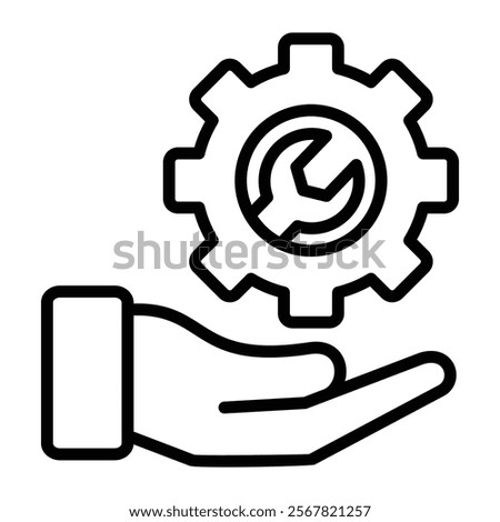 Technical Assistance Icon Element For Design