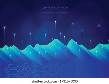 Technical background for network signal on space surface