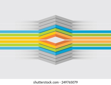 Technical background for your presentation template with color line