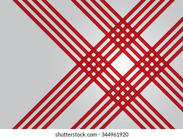 Technical background for your presentation template with red lines