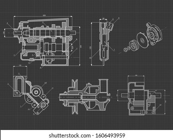 26,776 Technical drawing machine Images, Stock Photos & Vectors ...