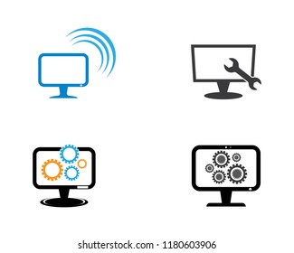 Technical computer symbol illustration