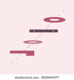 Technical diagonal assembly diagram