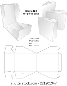 Technical die stamp for Cake with preview models