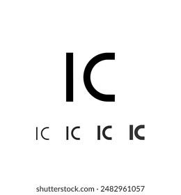 Technical digital font, cyber space alphabet, set of five different thicknesses of the trendy modern letter K (thin, regular, bold, thick) made futuristic style, vector illustration 10EPS