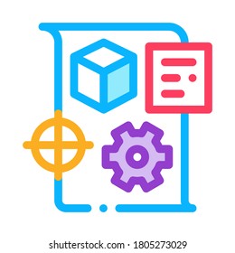 Technical Dispatch Icon Vector. Technical Dispatch Sign. Color Symbol Illustration