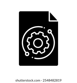 Technical documentation icon vector. Manual illustration sign. Instruction symbol or logo.