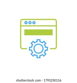 technical documentation vector icon logo design