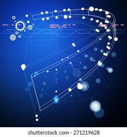 Technical Drawing - Abstract - Illustration