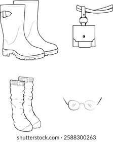 TECHNICAL DRAWING IN ILLUSTRATOR EPS FORMAT. YOU CAN COLOR AND CHANGE THE WORKS AS YOU WANT.