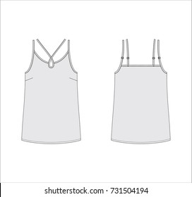 technical drawing vector illustration top