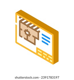 technical drawings architectural drafter isometric icon vector. technical drawings architectural drafter sign. isolated symbol illustration
