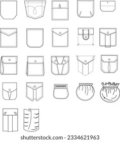Technical Drawings Of Pockets  pockets for pants
