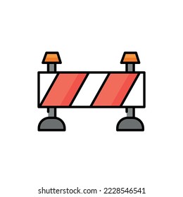 Technical error color line icon. Website banner. Download process. System update.