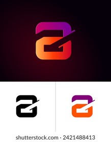 Technical future font, digital cyber alphabet, trendy original 3d number 8 for interface design, logo design, set vector illustrations 10EPS