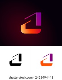 Technical future font, digital cyber alphabet, trendy original 3d letter J for interface design, logo design, set vector illustrations 10EPS