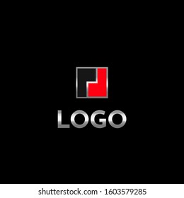 Technical geometric minimal cog wheel logo design