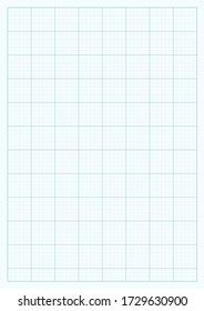Technical grid background with space for your content. Vector editable mockup illustration. Vertical oriented pattern background made in proportional size.