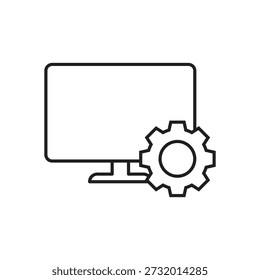 Technical hardware adjustment and configuration tool on display