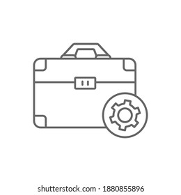 Technical icon vector, Engineering simple icon template, Creative Setting icon design, Illustration