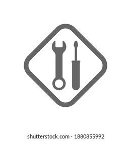 Technical icon vector, Engineering simple icon template, Creative Setting icon design, Illustration