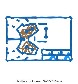 technical illustrations doodle icon sketch vector. technical illustrations sign. isolated symbol illustration