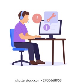 Solução de problemas técnicos, corrigindo problemas de software ou dispositivo do cliente