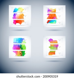 technical logo triangle series of abstract vector flag with shape item template for design technical logo triangle straight water texture colourful conceptual background scene technique colorful numer