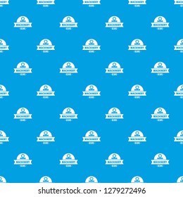 Technical machinery pattern vector seamless blue repeat for any use