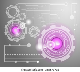 Technical pattern violet