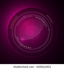Technical plan, abstract technical project for use in graphic and web design. Vector drawing of an industrial system with lines and circles. Modern cybernetic design