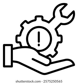 Technical Problems Icon Element For Design