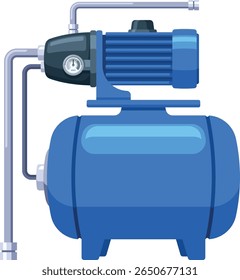 Technical pump water station equipment