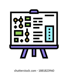 technical report color icon vector. technical report sign. isolated symbol illustration