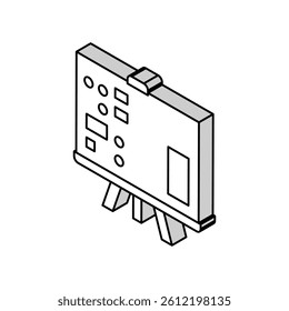 technical report isometric icon vector. technical report sign. isolated symbol illustration