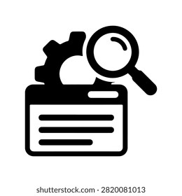 technical seo optimization marketing icon
