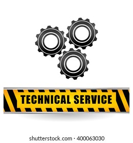 technical service and call center icon design, vector illustration
