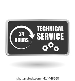 Technical service. call center icon. support concept